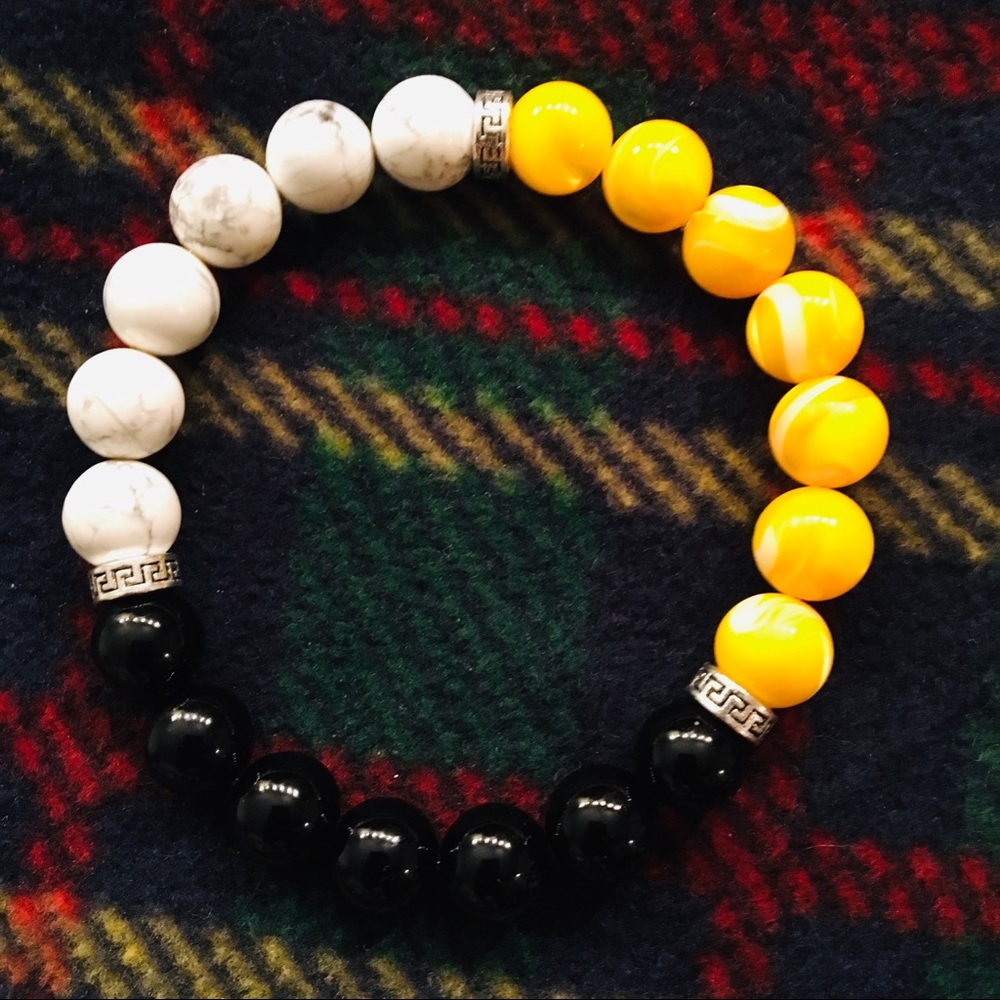 Men Gemstone Stretch Bracelet